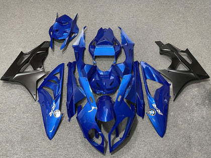 2009-2014 BMW S1000RR Blue Matte Black Fairing Kit