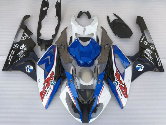2015-2016 White Blue Matte Black Oem Style BMW S1000RR Fairing Kit