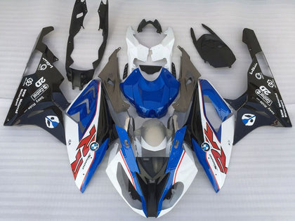 2015-2016 BMW S1000RR White Blue Matte Black Style Fairing Kit