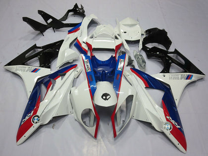 2009-2014 BMW S1000RR White Red Blue Glossy Black Fairing Kit