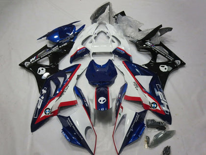 2009-2014 BMW S1000RR White Red Blue Black HP Fairing Kit