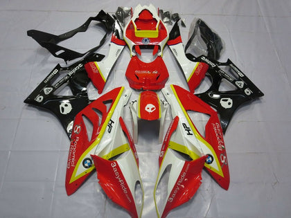 2009-2014 BMW S1000RR White Red Yellow Glossy Black Fairing Kit
