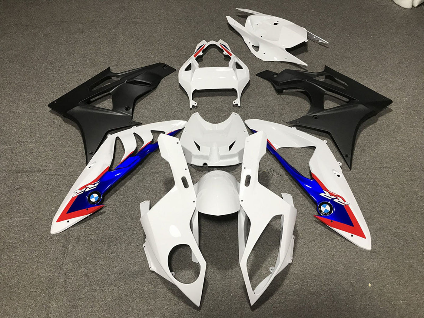 2009-2014 White Red Blue Matte Black BMW S1000RR Fairing Kit