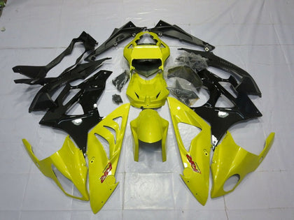 2009-2014 BMW S1000RR Yellow Glossy Black Fairing Kit