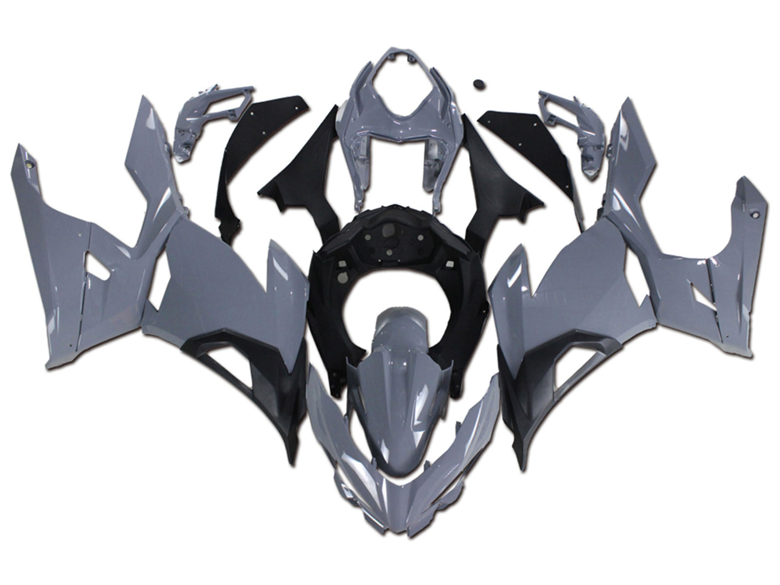 2018-2024 Nardo Grey Kawasaki Ninja 400 EX400 Fairing Kit