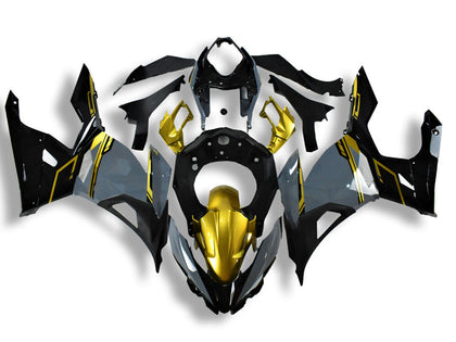 2018-2024 Kawasaki Ninja-400 Nardo Gray Gold Black EX400 Fairing Kit