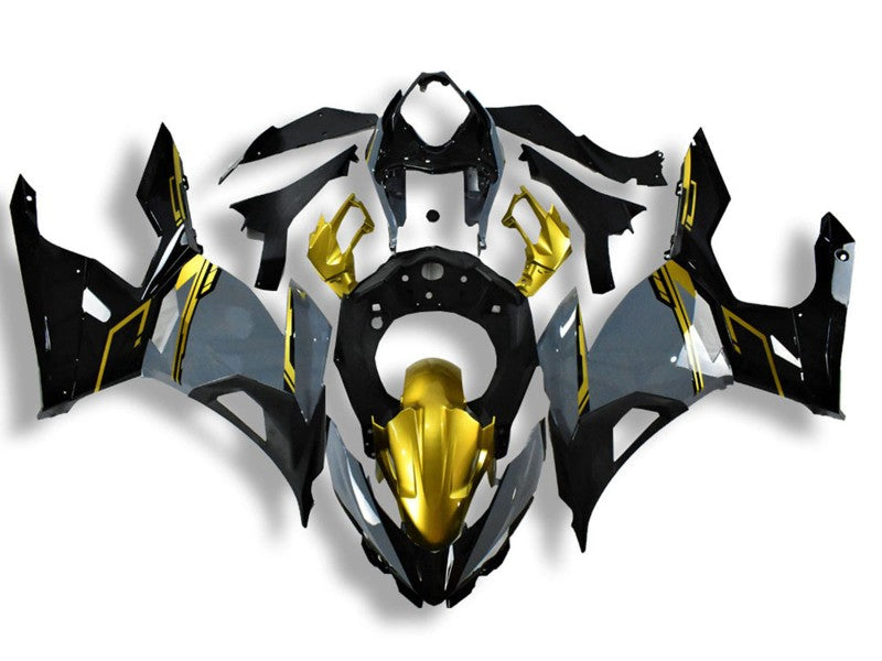 Purchase 2018-2024 Nardo Grey Gold Black Kawasaki Ninja 400 Motorcycle Fairings UK