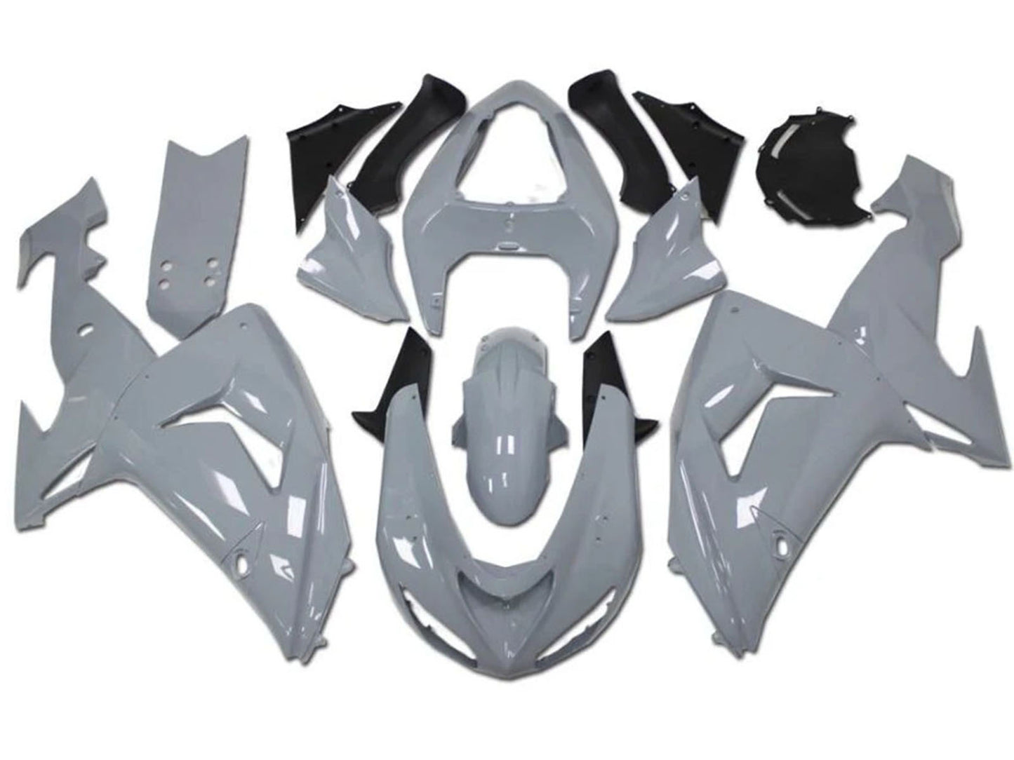 2006-2007 Nardo Grey Kawasaki ZX10R Motorcycle Fairings， Purchase 2006-2007 Nardo Grey Kawasaki ZX10R Motorcycle Fairings UK - UK