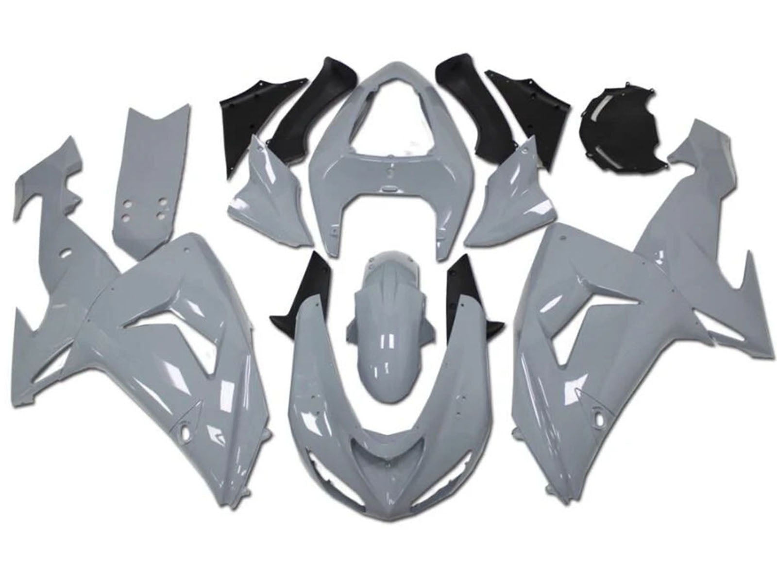 2006-2007 Nardo Grey Kawasaki ZX10R Motorcycle Fairings， Purchase 2006-2007 Nardo Grey Kawasaki ZX10R Motorcycle Fairings UK - UK