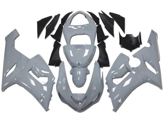 2005-2006 Nardo Grey Kawasaki ZX6R Motorcycle Fairings， Purchase 2005-2006 Nardo Grey Kawasaki ZX6R Motorcycle Fairings UK - UK