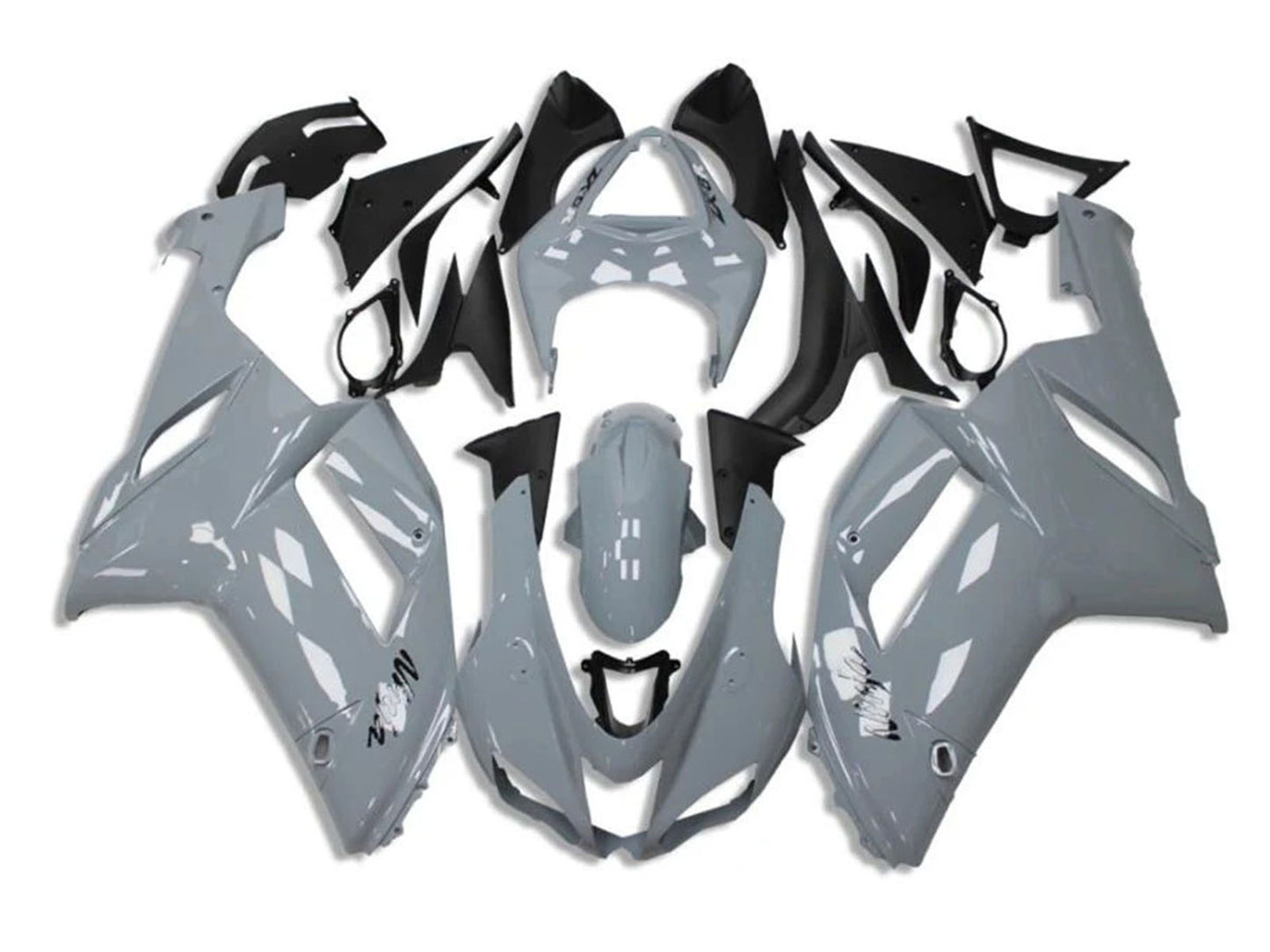 2007-2008 Nardo Grey Kawasaki ZX6R Motorcycle Fairings， Purchase 2007-2008 Nardo Grey Kawasaki ZX6R Motorcycle Fairings UK - UK