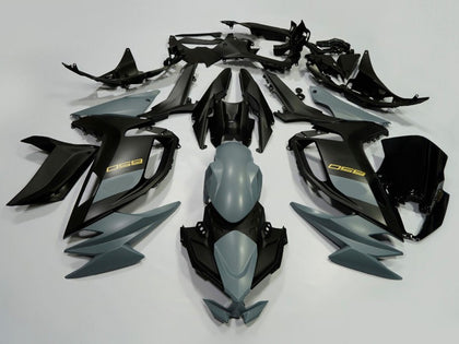 2020-2024 Kawasaki Ninja-650 Gray Black EX650 Fairing Kit