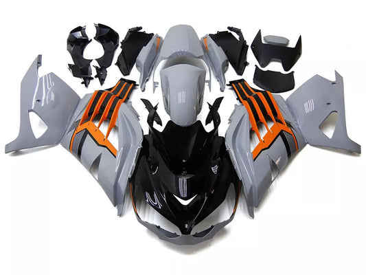 2012-2024 Nardo Grey Kawasaki Ninja ZX14R ZZR1400 Fairing Kit
