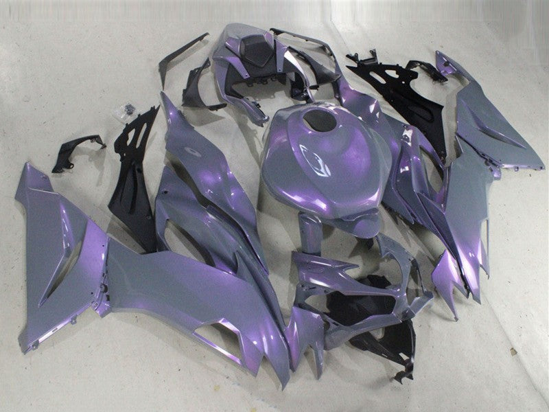 Purchase 2019-2022 Chameleon Grey Dazz Pearl Purple Kawasaki ZX6R Motorcycle Fairings UK