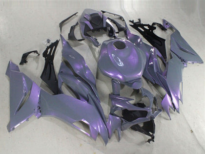 2019-2022 Kawasaki ZX-6R Chameleon Gray Dazz Pearl Purple Fairing Kit