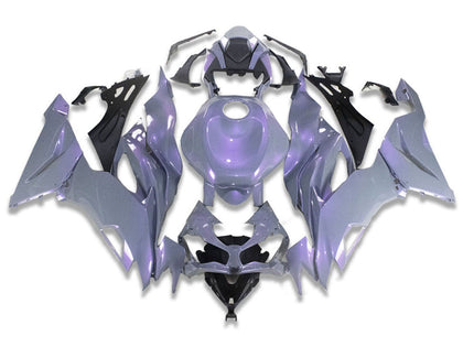 2019-2022 Kawasaki ZX-6R Chameleon Gray Dazz Pearl Purple Fairing Kit