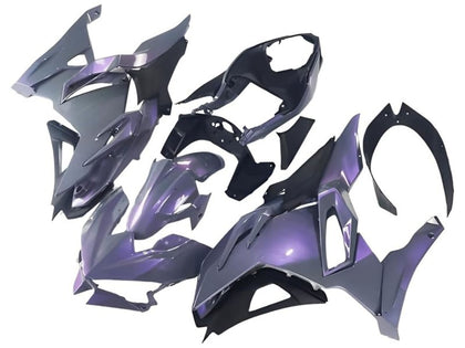 2024-2025 Kawasaki Ninja-500 Chameleon Gray Dazz Pearl Purple EX500R Fairing Kit