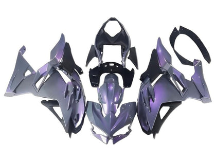 2024-2025 Kawasaki Ninja-500 Chameleon Gray Dazz Pearl Purple EX500R Fairing Kit