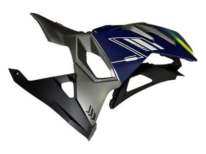 2024-2025 Kawasaki Ninja-500 Blue Black Silver EX500R Fairing Kit