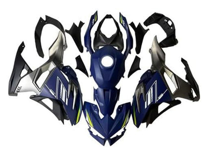 2024-2025 Kawasaki Ninja-500 Blue Black Silver EX500R Fairing Kit