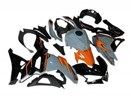 2024-2025 Kawasaki Ninja-500 Gray Orange Black EX500R Fairing Kit