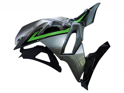 2024-2025 Kawasaki Ninja-500 Iron Gray Green EX500R Fairing Kit