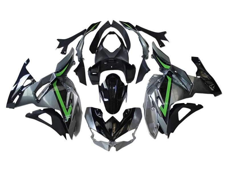 Purchase 2024-2025 Grey Green Black Kawasaki Ninja 500 EX500R Motorcycle Fairings UK