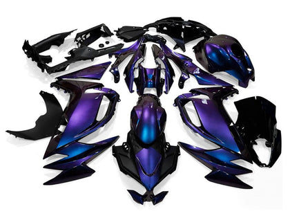 2020-2024 Kawasaki Ninja-650 Chameleon Blue Purple EX650 Fairing Kit