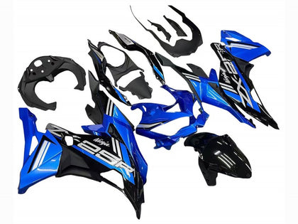 2019-2025 Kawasaki ZX25R / 25R Black Blue Ninja Zx Fairing Kit