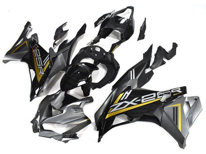 2019-2025 Kawasaki ZX25R / 25R Black Gray Zx Fairing Kit
