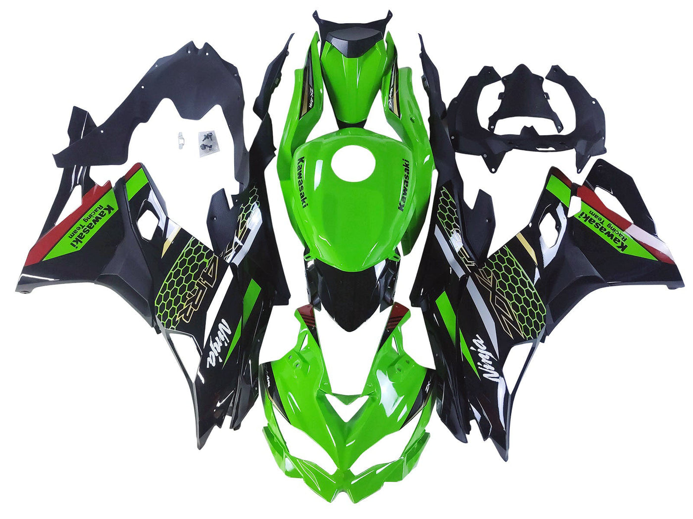 2019-2025 Green Black Ninja Kawasaki ZX25R Zx 25R Fairing Kit