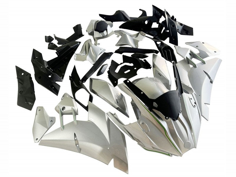 Purchase 2015-2022 Silver Kawasaki Ninja H2 Motorcycle Fairings UK