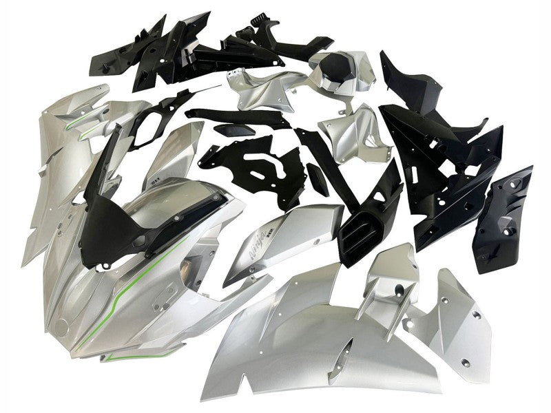 Purchase 2015-2022 Silver Kawasaki Ninja H2 Motorcycle Fairings UK