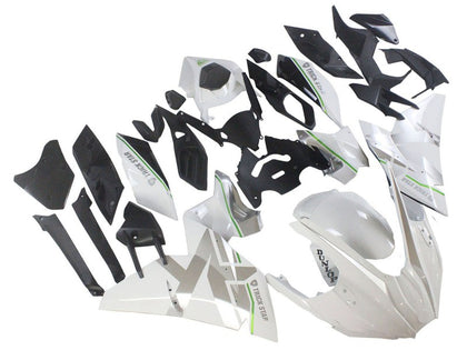 2015-2022 Kawasaki Ninja-H2 White Silver Fairing Kit