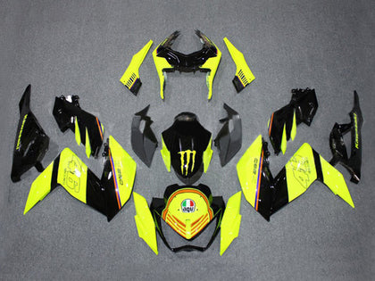 2015-2016 Kawasaki Z250 / Z300 Yellow Black Fairing Kit
