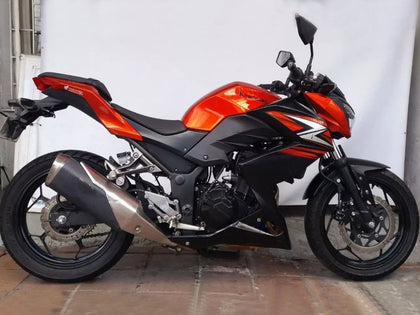 2015-2016 Kawasaki Z250 / Z300 Orange Red Fairing Kit