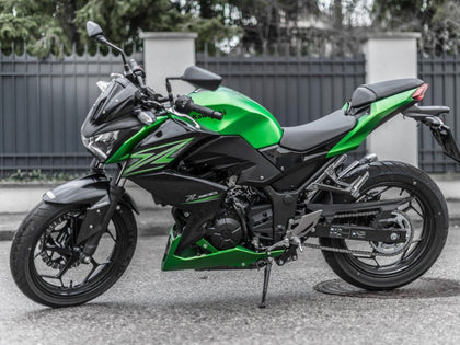 2015-2016 Kawasaki Z250 / Z300 Black Green Fairing Kit
