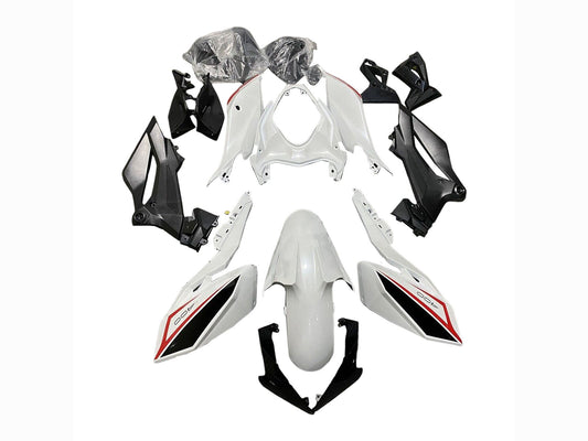 2018-2024 Black White Red Kawasaki Z400 Fairing Kit