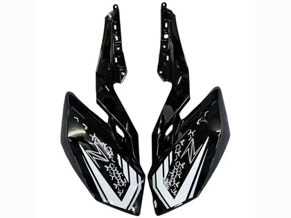 2018-2024 Kawasaki Z400 Glossy Black Fairing Kit