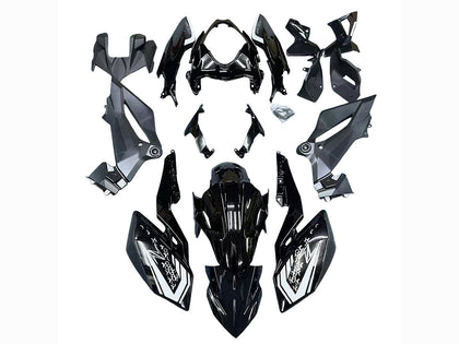 2018-2024 Kawasaki Z400 Glossy Black Fairing Kit