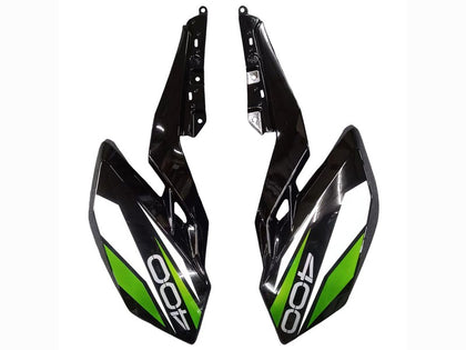 2018-2024 Kawasaki Z400 Black White Green Fairing Kit