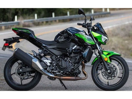 2018-2024 Kawasaki Z400 Green Black Fairing Kit