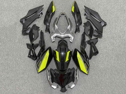 2018-2024 Kawasaki Z400 Black Yellow Fairing Kit