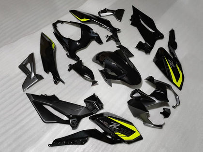2018-2024 Kawasaki Z400 Black Yellow Fairing Kit
