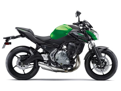 2017-2019 Kawasaki Z650 Black Silver Green Ninja Fairing Kit