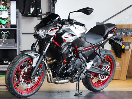 2020-2023 Kawasaki Z650 Black Silver Red Ninja Fairing Kit