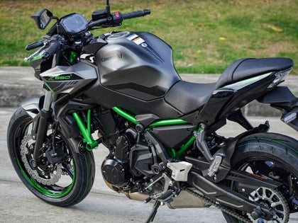 2020-2023 Kawasaki Z650 Black Green Ninja Fairing Kit