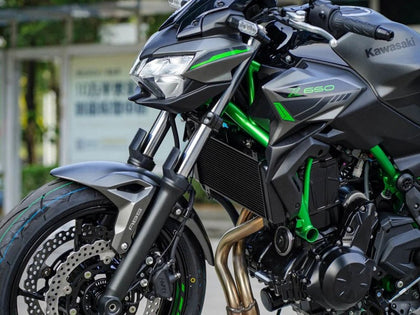 2020-2023 Kawasaki Z650 Black Green Ninja Fairing Kit