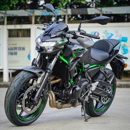 2020-2023 Kawasaki Z650 Black Green Ninja Fairing Kit