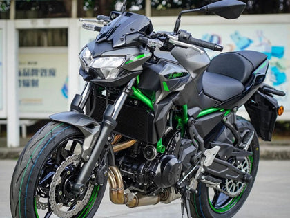 2020-2023 Kawasaki Z650 Black Green Ninja Fairing Kit